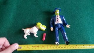 1995 The Mask Jim Carrey Movie Figure With Milo And Dinomite