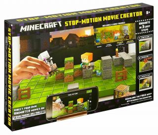 Minecraft Stop Motion Animation Studio Movie Creator Mattel Dyt67