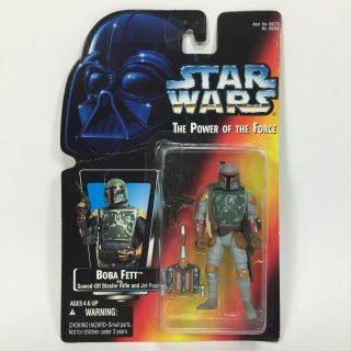 Star Wars Boba Fett Power Of The Force (potf) Action Figure By Kenner 1995
