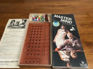 Vintage 1972 Invicta Master Mind Strategy Game – Complete