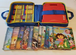 Story Reader Learning System,  9 - Books W/ Cartridges,  Carry Case.