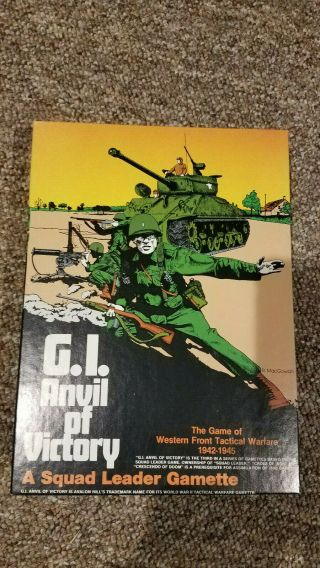 G.  I Anvil Of Victory Avalon Hill Strategy Game