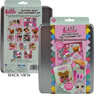 L.  O.  L Surprise Glittery Glam Foil Stationery Set Authentic Licensed Product