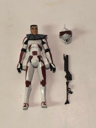 Star Wars Clone Commander Thire Cw32 The Wars Action 3.  75” Figure Trooper Tcw
