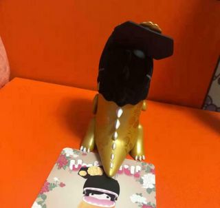 HEY DOLLS x Litor ' s Yellow Dinosaur Queen Mini Figure Designer Art Toy 3