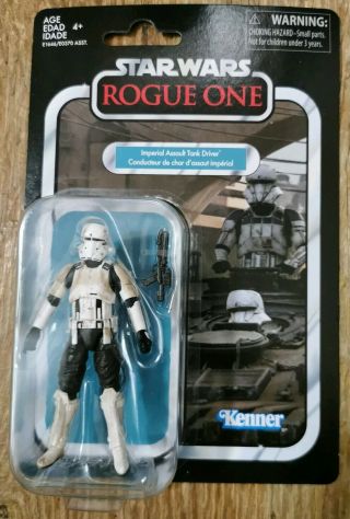 S097.  Star Wars Rogue One Imperial Assault Tank Driver Figure Kenner Rare