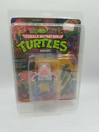 Teenage Mutant Ninja Turtles Krang Vintage Moc Tmnt Case 1988 10 Back Unpunched