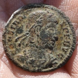 Bronze Ancient Roman Coin Minted By Constans,  Son Of Constantine The Great