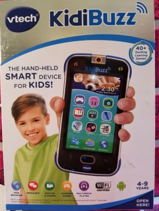 Vtech Kidibuzz Smart Device Learn Game Web Messages Photo Picture Boy Girl Youth
