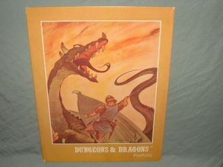 Tsr St Regis Aid - Dungeons & Dragons Portfolio Dragon Attack (rare And)