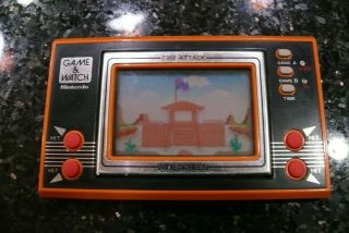 Nintendo Fire Attack Electronic Handheld Lcd Video Game And & Watch ✨gorgeous✨
