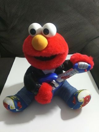 1998 Tyco Sesame Street Rock & Roll Elmo W/guitar - Rock N Roll
