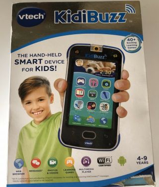 Vtech Kidibuzz Handheld Smart Device For Kids - Blue Open Box/new Headset