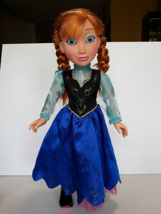 Disney Frozen Princess And Me Anna 18 " Doll Dress And Boots (no Crown)