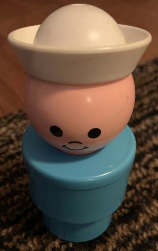 Fisher Price Toy Sailor Figure Div of The Quaker Oats Co USA Vintage 2