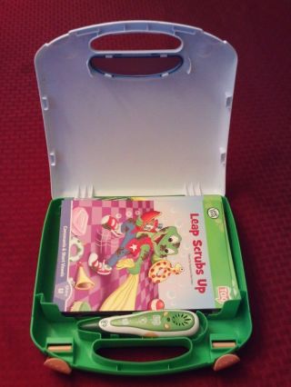 Leap Frog Leapfrog Tag Reader Green Stylus Pen 8 Books And Storage Case Ages 5 - 7