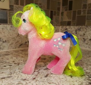 ⭐️ My Little Pony Vintage G1 Mlp Ss So Soft Shady Gorgeous Flocking Fact Curls