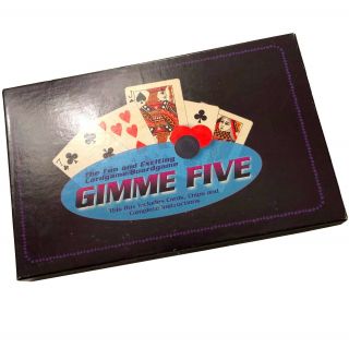 1992 Gimme Five Board Game Complete World Research In Plastic - No Board