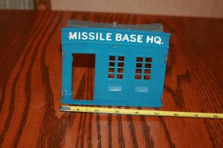 Mpc Army Outer Space Rockets Missiles To The Moon Blue Missile Base Hq Building
