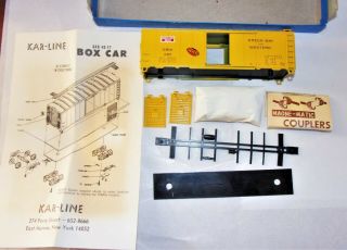 Kar - Line Ho Scale Green Bay & Western 236 Train Car Kit