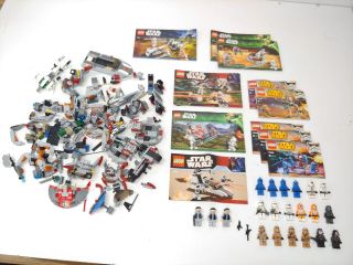 Lego Star Wars Ultimate Bundle 7668 75088 75001 75089 7655 75000 7913,  21 Figs