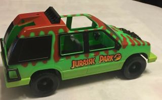 Vintage 1993 Universal Studios Jurassic Park Jungle Explorer Toy Truck By Kenner