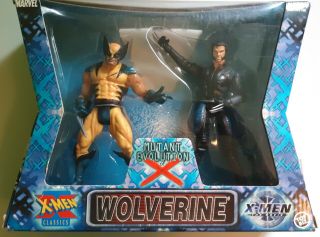 X - Men Classics Mutant Evolution Of Wolverine Twin Pack By Toy Biz