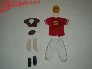 Big Jim - Sport Outfit : American Football - Bowl Mattel / No.  7353