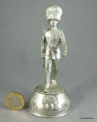 Vintage Chas Stadden GRENADIER GUARDS Pewter Soldier Figurine 2