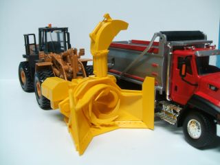 1/50 Scale Rotary Snow Blower Resin Kit To Convert Diecast Wheel Loader