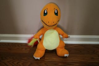 Pokemon Charmander Orange Plush Stuffed Animal Soft Toy Kids 17in