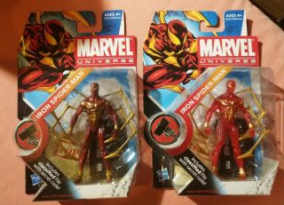 Marvel Universe 3.  75 Iron Spider - Man Series 2 021 Variant