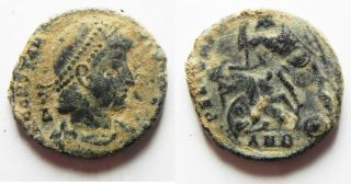 Zurqieh - Aa9355 - Constantius Ii Ae Cent.  As Found.  Antioch