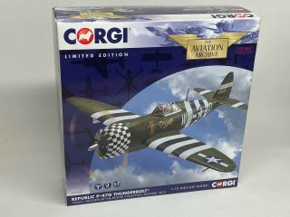 Corgi Aviation Archive 1/72 P - 47g Thunderbolt " Snafu ",  Limited Edition Aa33825