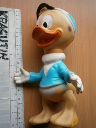 25cm Dewey Huey Louie Donald Duck Walt Disney Yugoslavia Biserka Rubber Toy Doll