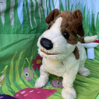 Jack Russell Terrier Puppet With Workable Mouth,  Folkmanis Mpn 2848,  3 & Up