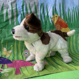 Jack Russell Terrier Puppet with Workable Mouth,  Folkmanis MPN 2848,  3 & Up 2