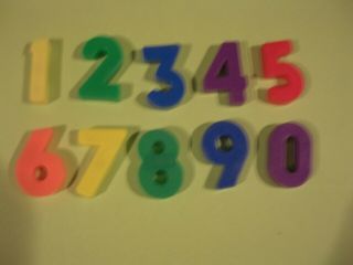Vintage Fisher Price Little People School House Desk Magnetic Numbers 1234567890