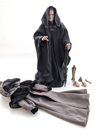 Custom Sideshow 1/6 Scale 12 " Star Wars Emperor Palpatine Darth Sidious Figure