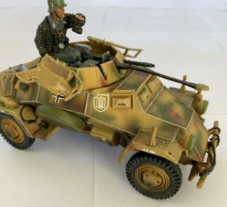 The Collectors Showcase Ww2 German Cs00258 Sdkfz 222 Armored Car W/ Figure