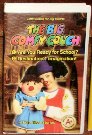 The Big Comfy Couch - Ready For School? / Destination? Imagination - Vhs Tape