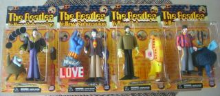 The Beatles Yellow Submarine Feature Film Figures Set Of Four (4).  Mcfarlane.