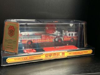 Code 3 Aerial Ladder Truck Indianapolis Fire Dept.  31 1/64 Scale Die Cast 3