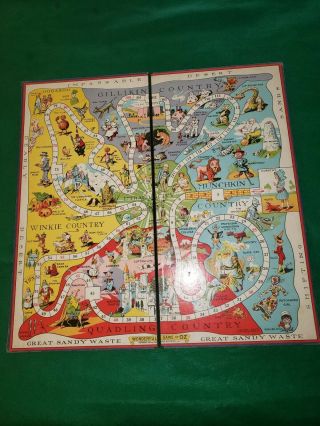 1922 Parker Bros.  The Wonderful Game Of Oz - Board Game