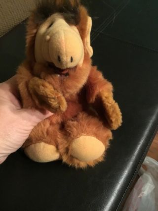 Vintage 1987 Alf 10” Plush Doll Stuffed Animal Coleco