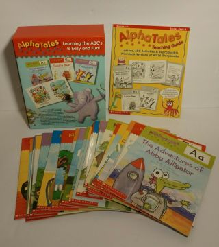 Scholastic Alpha Tales Learning Library Set Grades K 1 Softcover 16 Pages Edu