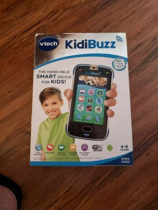Vtech Kidibuzz Hand - Held Smart Device Black Toy Phone For Kids