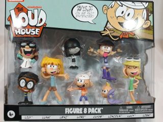 The Loud House Figure 8 Pack - Lincoln,  Clyde,  Lori,  Lily,  Action Figure Toys