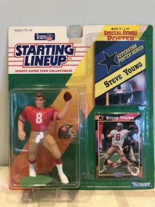 1992 Starting Lineup - Slu - Nfl - Steve Young - San Francisco 49ers