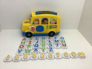 Vtech Count And Learn Alphabet Bus Complete Sounds Lights